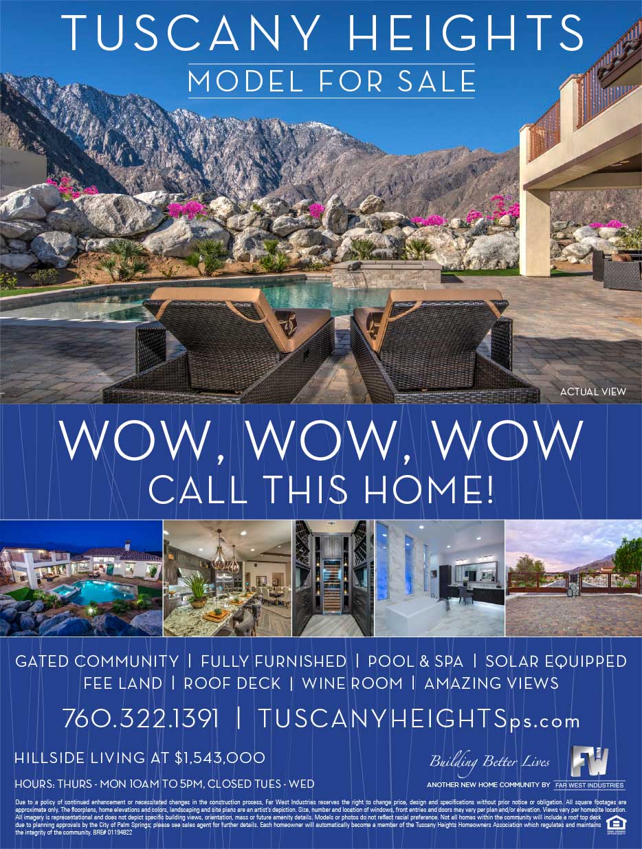 Tuscany Heights model for sale flyer